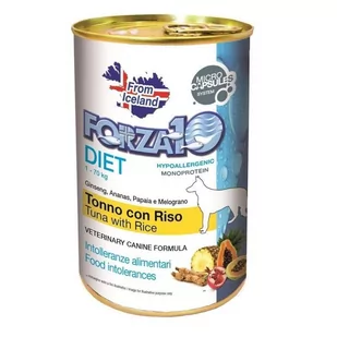 FORZA10 DIET tuńczyk z ryżem 400g DLA PSA - Sucha karma dla psów - miniaturka - grafika 1