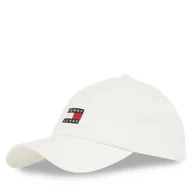 Czapki damskie - Czapka z daszkiem Tommy Jeans Tjw Heritage Core 5 Panel Cap AW0AW16991 Biały - miniaturka - grafika 1
