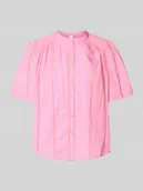 Bluzki damskie - Bluzka o kroju regular fit ze stójką model ‘GUNIA’ - miniaturka - grafika 1