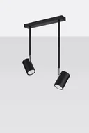 Lampy sufitowe - Sollux Lighting Plafon NORANO 2 czarny - miniaturka - grafika 1