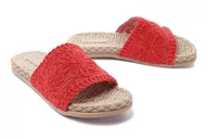 Klapki i japonki damskie - ARTIKER RELAKS 50C1162 red, klapki damskie - Artiker Relaks - miniaturka - grafika 1