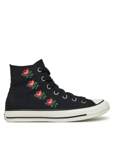 Converse Trampki Chuck Taylor All Star Rose Cross Stitch A13657C Czarny - Trampki damskie - miniaturka - grafika 1