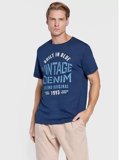 Koszulki i topy damskie - Blend T-Shirt 20714248 Granatowy Regular Fit - grafika 1
