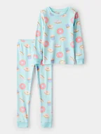 Piżamy dla dziewczynek - carter's Piżama w kolorze błękitnym - miniaturka - grafika 1