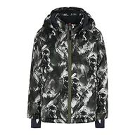 Kurtki i płaszcze dla chłopców - LEGO Chłopięca Wear Ninjago kurtka zimowa z podszewką, wodoodporna, wiatroszczelna, ciepła, Ciemna zieleń, 92 - miniaturka - grafika 1