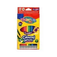 Kredki, ołówki, pastele i pisaki - Colorino Spalvoti pieštukai Colorino Kids trinami 12 spalv - miniaturka - grafika 1