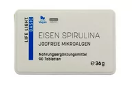 Żele i maści lecznicze - Life Light SPIRULINA ŻELAZO 90 TABLETEK MIKROALGI BEZ JODU 571 LLF - miniaturka - grafika 1