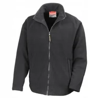 Bluzy męskie - Polar męski Horizon High rozpinany bez kaptura Czarny r. 2XL - miniaturka - grafika 1