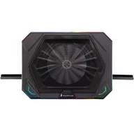 Podkładki chłodzące pod laptopa - SureFire Bora X1 RGB, 17" (48844) Czarna - miniaturka - grafika 1