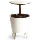 Pozostałe meble ogrodowe - Keter Barek Cool Bar kremowo/czekoladowy KET17186745KCZ - miniaturka - grafika 1