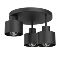 Lampy sufitowe - Czarna, matowa lampa do garderoby LX 9854 z serii PARKLA - miniaturka - grafika 1