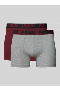 Obcisłe bokserki z elastycznym paskiem z logo w zestawie 2 szt - Puma - Majtki damskie - miniaturka - grafika 1