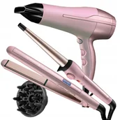 Suszarko-lokówki - Zestaw Remington Suszarka + Prostownica + Lokówka - miniaturka - grafika 1