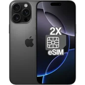 Telefony OUTLET - Smartfon APPLE iPhone 16 Pro Max (odnowiony, nieaktywowany) 5G 256GB 6.9" 120Hz Tytan czarny (CPO) 2x eSIM - miniaturka - grafika 1