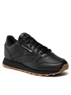 Sneakersy damskie - Reebok Buty Cl Lthr 49804 Czarny - miniaturka - grafika 1