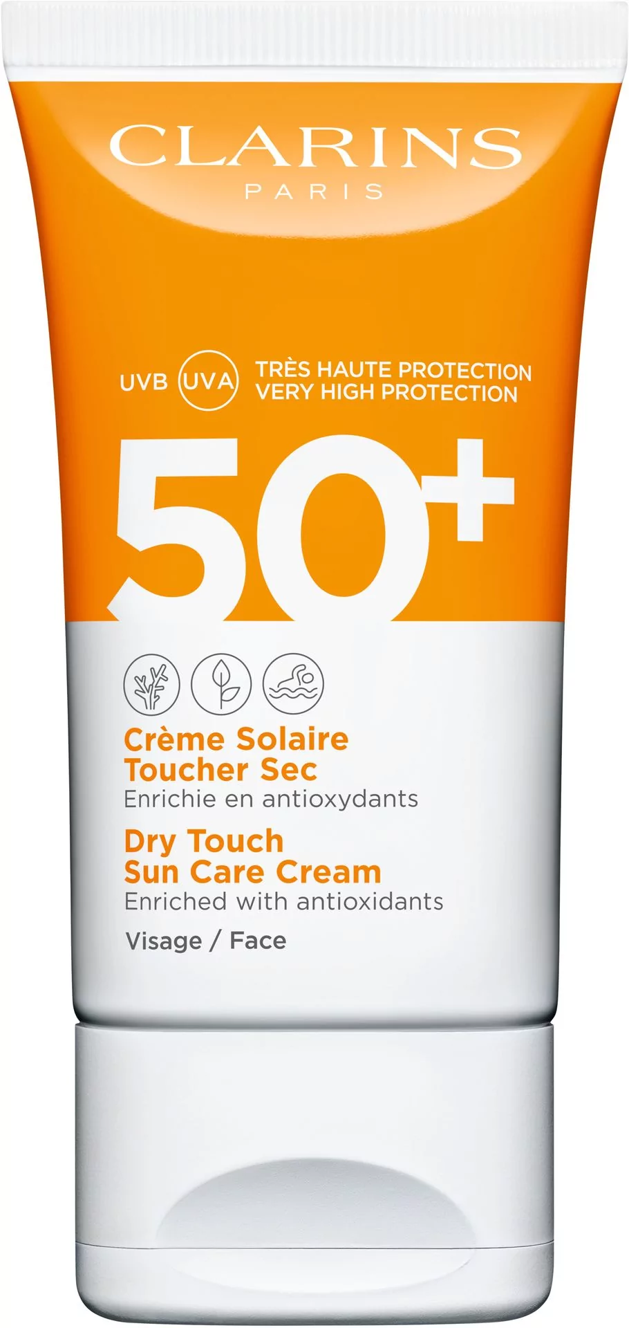 Clarins Dry Touch Sun Care Cream - Krem do opalania twarzy SPF 50+