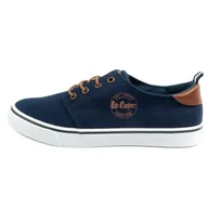 Trampki męskie - Buty Lee Cooper LCW-25-02-3241M trampki męskie granatowe niebieskie - miniaturka - grafika 1