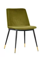 Krzesła - King Home Krzesło DIEGO jasnozielone KH1201100122.45.LGRE [17128093] - miniaturka - grafika 1