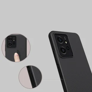 Pancerne etui Xiaomi Redmi Note 12 Nillkin Super Frosted Shield - czarne - Etui i futerały do telefonów - miniaturka - grafika 10