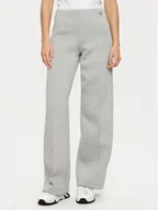 Spodnie damskie - Calvin Klein Spodnie materiałowe K20K207947 Szary Relaxed Fit - miniaturka - grafika 1