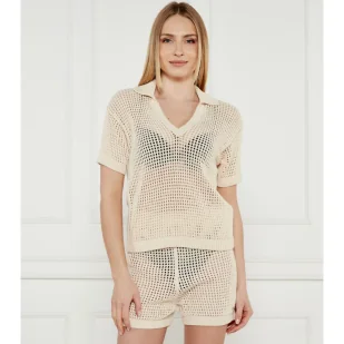 Tommy Hilfiger Polo Regular Fit - Koszulki i topy damskie - miniaturka - grafika 1