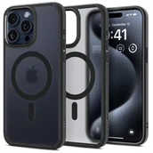 Etui i futerały do telefonów - Spigen Ultra Hybrid MAG iPhone 15 Pro 6.1" Magsafe frost black ACS06720 - miniaturka - grafika 1