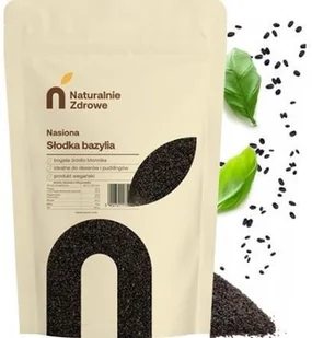 Tukmaria Nasiona SŁODKIEJ BAZYLII do OWSIANEK Musli KETO Naturalnie Zdrowe - Nasiona i cebule - miniaturka - grafika 1