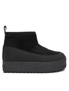 Tretorn Śniegowce Alunda Hybrid Jr Czarny - Buty dla dziewczynek - miniaturka - grafika 1