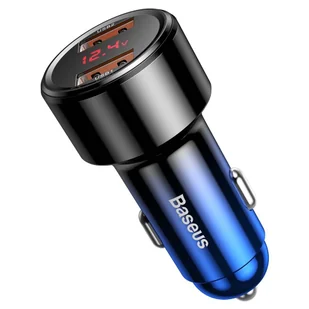 Baseus Baseus Magic Series Dual QC - ładowarka samochodowa Quick Charge 3.0 2x USB 45W 6A niebieski (CCMLC20A-03) hurtel-50576-0 - Ładowarki samochodowe - miniaturka - grafika 22