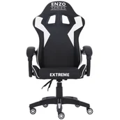 Fotele gamingowe - Fotel Gamingowy Dla Gracza Extreme Enzo White - miniaturka - grafika 1