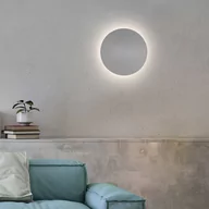 Lampy ścienne - Paul Neuhaus Kinkiet LED Akku Puntua Ø 25 cm szary - miniaturka - grafika 1