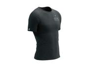 Koszulki sportowe męskie - COMPRESSPORT Koszulka biegowa PERFORMANCE SS T-SHIRT BLACK EDITION 2023 czarna - miniaturka - grafika 1