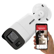 Kamery IP - Hikvision Kamera IP DS-2CD2087G2-LU(2.8mm) 8 Mpx ColorVu Acusense Aplikacja Mikrofon PoE MicroSD DS-2CD2087G2-LU(2.8mm) - miniaturka - grafika 1