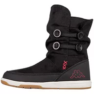 Botki damskie - Kappa Dziewczęce botki Cream, Czarny Black Pink 1122, 31 EU - miniaturka - grafika 1