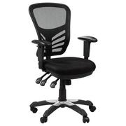 Fotele i krzesła biurowe - Krzesło Biurowe Regulowane Obrotowe Hg Do Biurka - miniaturka - grafika 1