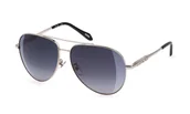 Okulary przeciwsłoneczne - Okulary JUST CAVALLI SJC029-60589X. Okulary przeciwsłoneczne, Kolor szary. Kobieta. - miniaturka - grafika 1