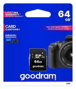 Goodram S1A0-0640R12 64GB (S1A0-0640R12) - Karty pamięci - miniaturka - grafika 1