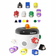 Sortery dla dzieci - TOP BRIGHT Zabawka Układanka Edukacyjna Jabłko Sorter Kształtów 7 Klocków - miniaturka - grafika 1