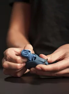 Worek wodoodporny z brelokiem Matador Droplet Water Resistant Stuff Sack - blue - Breloki - miniaturka - grafika 4