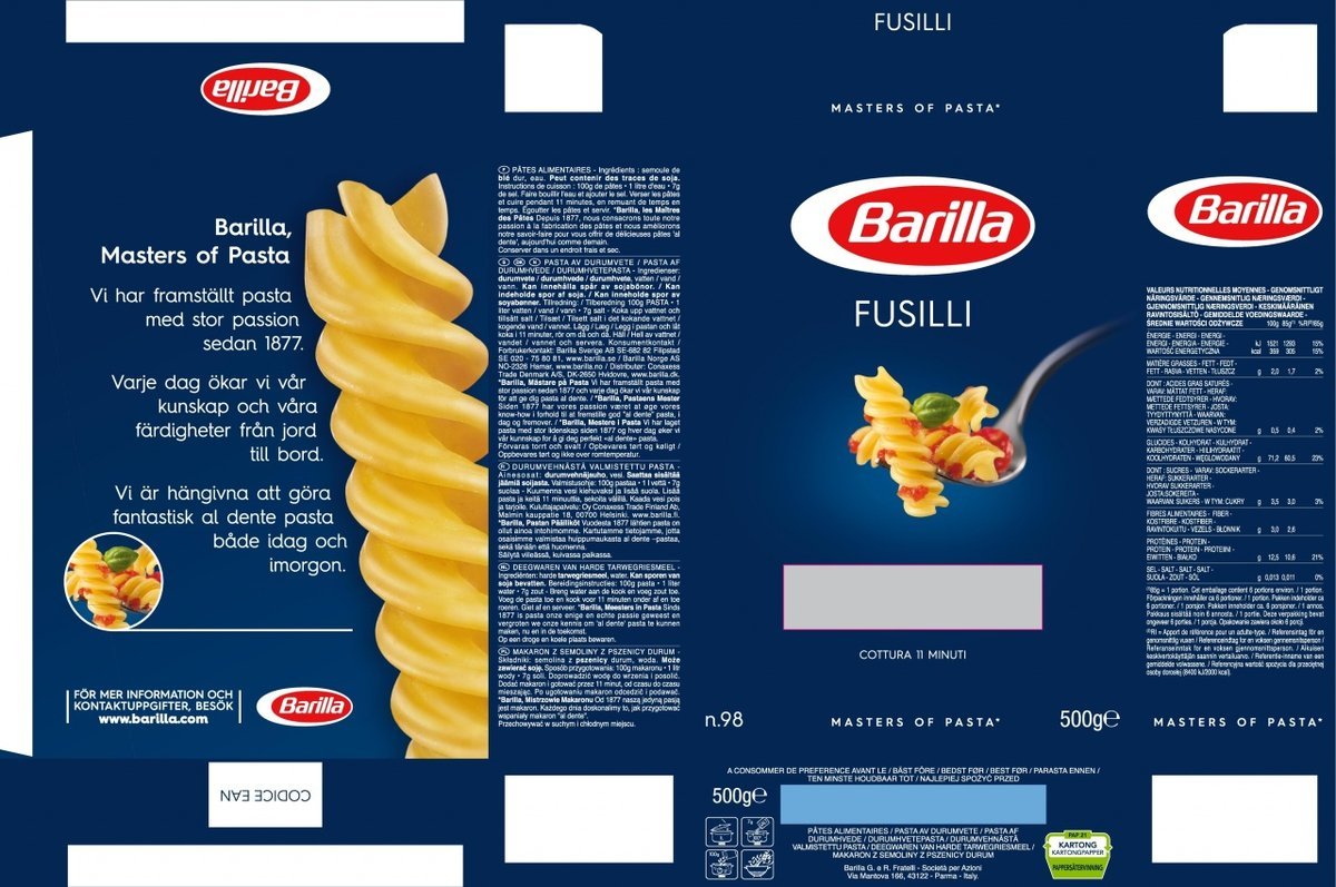 Makaron świderki N.98 Barilla 500 g