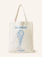 Torebki damskie - Samsøe Samsøe Torba Shopper Saprint weiss - miniaturka - grafika 1