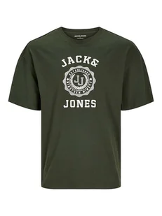 Jack & Jones Koszulka w kolorze khaki - Koszulki męskie - miniaturka - grafika 1