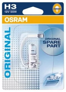 Osram OSRAM Halogenowe żarówki H3 12V 55W PK22s - Żarówki samochodowe - miniaturka - grafika 1