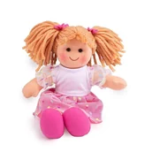Zabawki sensoryczne - Bigjigs Toys Lalka dla dzieci Darcie 28 cm - miniaturka - grafika 1