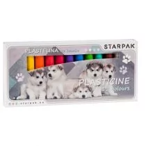 Starpak Plastelina 12 kolorów Cuties Psy pudełko 1/40 - Przybory szkolne - miniaturka - grafika 1