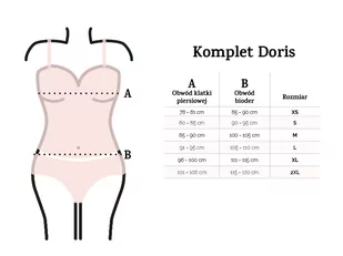 KOMPLET DORIS (kolor fiolet, rozmiar M) - Piżamy damskie - miniaturka - grafika 1