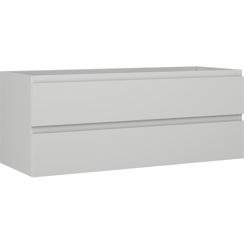 Mexen Orio szafka łazienkowa podumywalkowa 120 cm, 2 szuflady, szara mat - 91A10-12047-2-BFF62