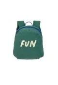 Lassig Plecak mini sztruks Little Gang Fun ocean green - Plecaki szkolne i tornistry - miniaturka - grafika 2