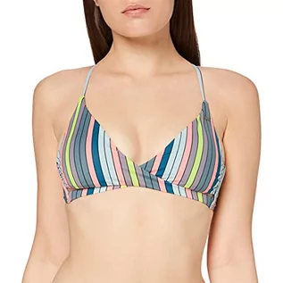 Stroje kąpielowe - O'Neill Damskie bikini O'Neill Pw Baay Mix Top Green Aop With Pink/Purple 36 9A8512 - grafika 1