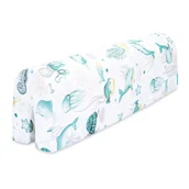 Ochraniacze do łóżeczka - Zabezpieczenie krawędzi łóżka do łóżeczka dziecięcego 90 cm - zabezpieczenie ramy łóżka zabezpieczenie krawędzi łóżeczka dziecięcego zwierzęta wodne - miniaturka - grafika 1